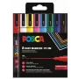 POSCA Uni-Ball marker UNI PC-3M 8-dele sæt Basic (186558)