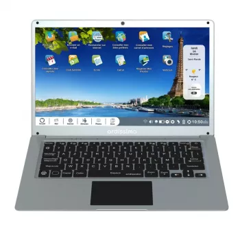Ordissimo Eve 4 14 N5100/8GB/256GB SSD/1x USB 3.2/1x USB 2.0 uden styresystem - 256 GB - 8 GB
