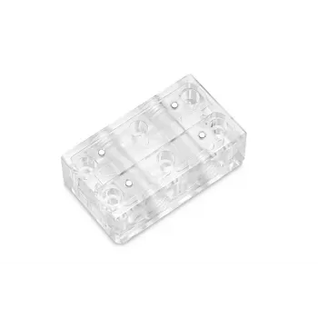 EK Water Blocks Vector² GPU Water Block Interconnect Bridge - Akryl - Transparent - G1/4 inch - 41 mm