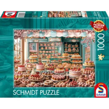 SCHMIDT SPIELE Konditorei (1000 Pieces) Jigsaw Puzzle