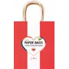 Folia 7 papirposer CLASSIC M rød natur grøn creme metallic guld 18,0 x 21 cm