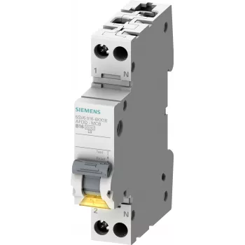 Siemens 5SV6016-7KK16 brandbeskyttelsesafbryder (AFDD) med MCB C16 2-polet 230V 1TE