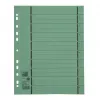 ELBA Divider Sheet 400004667 DIN A4 250 g/m² Manila Cardboard Green