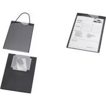 MAUL 2334690 Bil-mappe med clipboard og nøgletaske, A4, sort