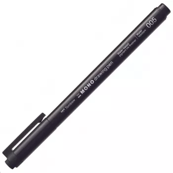 Tombow MONO Drawing Pen fineliner 005 - sort - 0,20 mm