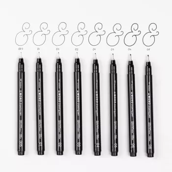 Tombow MONO Drawing Pen fineliner 0,35 mm sort