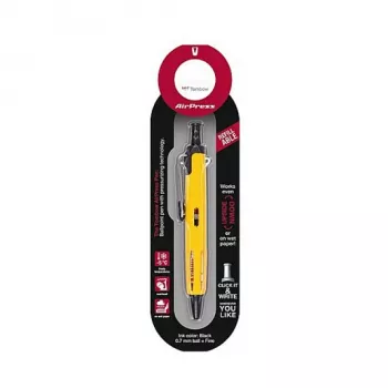 Tombow BC-AP52 stick pen - gul - sort blæk - 0,7 mm