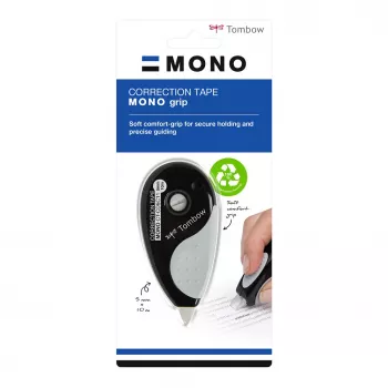 Tombow korrekturbånd-rulle Grip CT-CD5C11 5 mm x 10 m sort/hvid