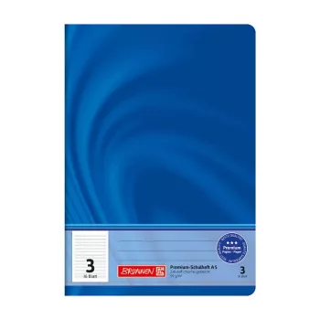 BRUNNEN Vivendi skrivebog linjering 3, linjeret uden margin, A5, 16 blade