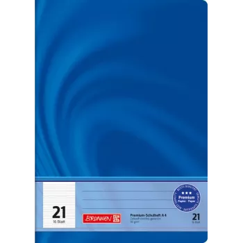 BRUNNEN Vivendi skrivebog linjering 21, linjeret uden margin, A4, 16 blade