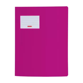 BRUNNEN FACT! clipsmappe DIN A4 gennemsigtig pink polypropylen