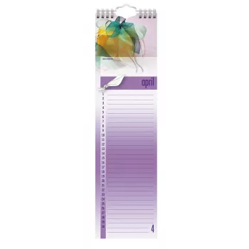 BRUNNEN årsuafhængig fødselsdagskalender 9,5 x 34,5 cm (0000176424)