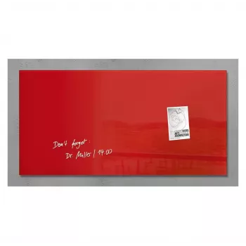 SIGEL Artverum GL147 magnetisk glasboard 910x460 mm, hvid, rammeløs, vægmonteret
