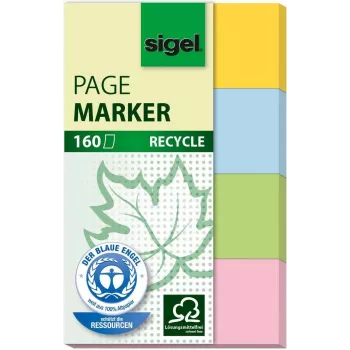 SIGEL HN604 klembindestrimler transparent 160 stk.