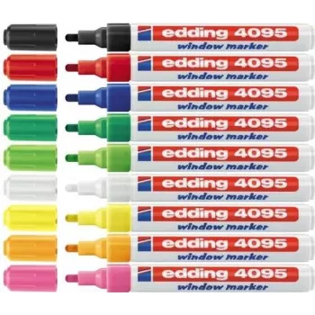 EDDING 4095 flydende kridtmarker orange 2-3 mm kile spids 1 stk.