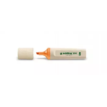 edding EcoLine 24 tekstmarker, kile spids, orange, 10 stk.