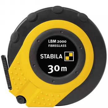STABILA LBM 2000 glasfiber-rollmålebånd lukket hus 30 m