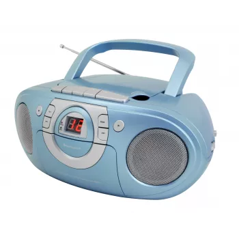 Soundmaster SCD5100BL CD boombox, blue