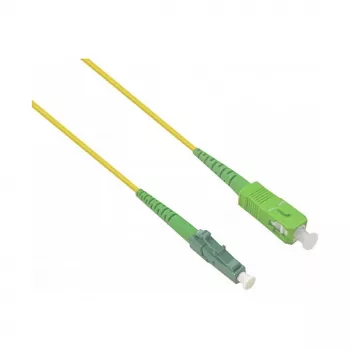 HELOS LWL OS2 patchkabel simplex LSZH 2,0 mm SC/APC-LC/APC gul 15 m
