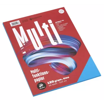 Staufen multifunktionspapir 7X A4 120 g blå 35 ark