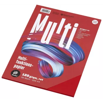 Staufen Multifunction Paper 7X 734051297 A4 120 g rød 35 ark