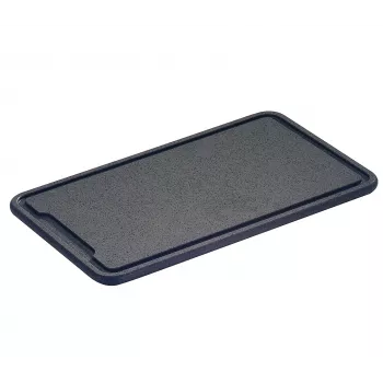 Zassenhaus skærebræt plast mørkegrå 42x27x1,5 cm