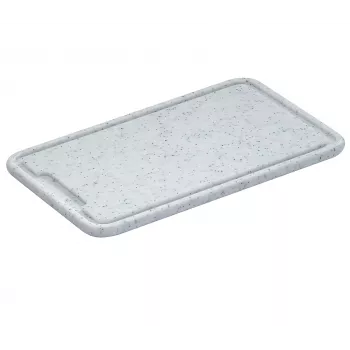 Zassenhaus skærebræt plast lysegrå 36x23x1,5 cm