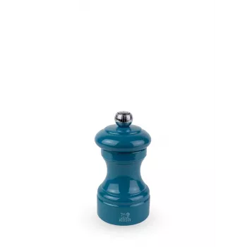Peugeot Bistro Pepper Mill 10 cm Pacific Blue Lacquered Wood