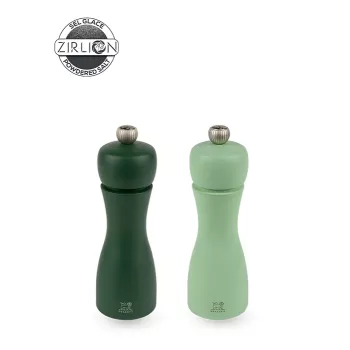 Peugeot Tahiti Pepper and Salt Mill Set 2 pcs 15 cm Green