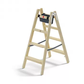 Hailo Master H80 2 x 4 trin dobbeltsidet trappestige