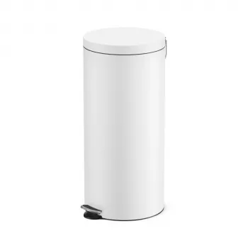Hailo Selekta L Pedalspand 30 L, mat hvid
