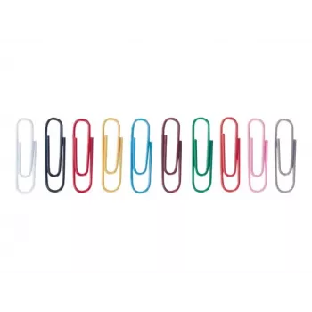 ALCO ALBERT clips 26mm assorteret plastbelagt rund 1000 stk.