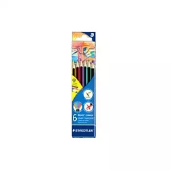 STAEDTLER Noris colour 185 farveblyanter - farver assorteret - 6-pak