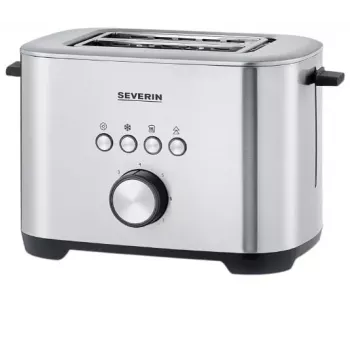 SEVERIN AT 2620 brødrister 800 W 2 slots sølv/sort