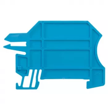 Weidmüller WHP 2.5-35N/10x3 BL End Plate - 20 Pieces - Wemid - Blue - -50 to 120 °C - V0