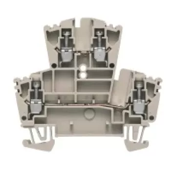 Weidmüller Feed-Through Terminal Block, 2.5 mm², Screw Connection, Blue, DIN Rail