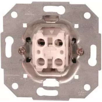 Heinrich Kopp 503500003 drejeknapskontakt metalhvid IP20 10A 250V
