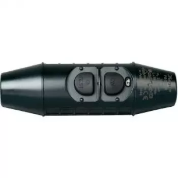 Heinrich Kopp mellem-sikkerhedskontakt med PRCD-S 230 V sort IP55 1962.0001.5