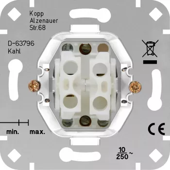 HEINRICH KOPP Series trykkontakt-indsats HK05/HK07 aluminium 503800002