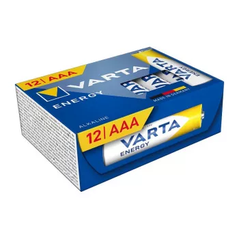 VARTA Energy AAA Cube Pack12 TRAY 60 Micro Alkaline Batteries 1.5 V 12 St.