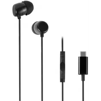 Vivanco stereo USB-C in-ear-hovedtelefoner, sort (61752)