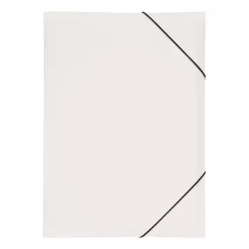 PAGNA 21638-02 A3 polypropylen (PP) hvid elastikmappe 5-pak