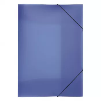 Pagna 21638-07 A3 polypropylen dokumentmappe blå elastik 5-pak