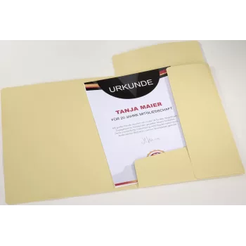 PAGNA Pastell Eco elastikmappe A4 PP pastelgul til dokumenter