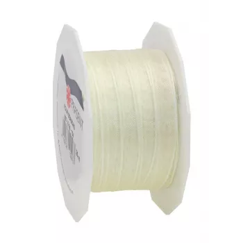 C.E. Pattberg Four Seasons gavebånd silke mat creme 40 mm x 25 m
