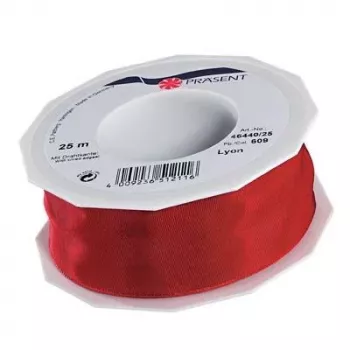 C.E. Pattberg LYON gavebånd glans rød 40 mm x 25 m