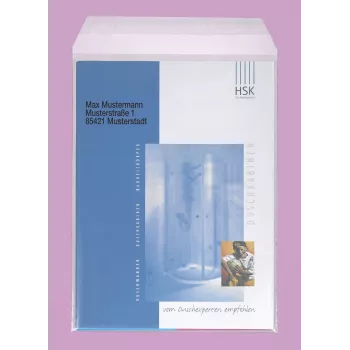Vereinigte Papierwarenfabriken folie-versandtaschen DIN A4 uden vindue transparent 100 stk.