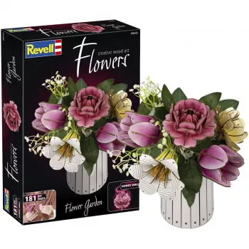 Revell Creative Wood Art - Flowers - Blomsterhave