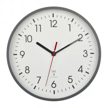 TFA Dostmann 60.3550.10 radiostyret vægur 24,5 cm x 4,2 cm grå
