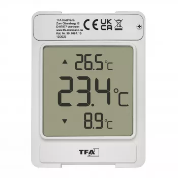 TFA WINDOO digitalt vinduestermometer sølv (30.1067.15)